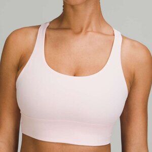 Lululemon Energy Longline Bra Strawberry Milkshake